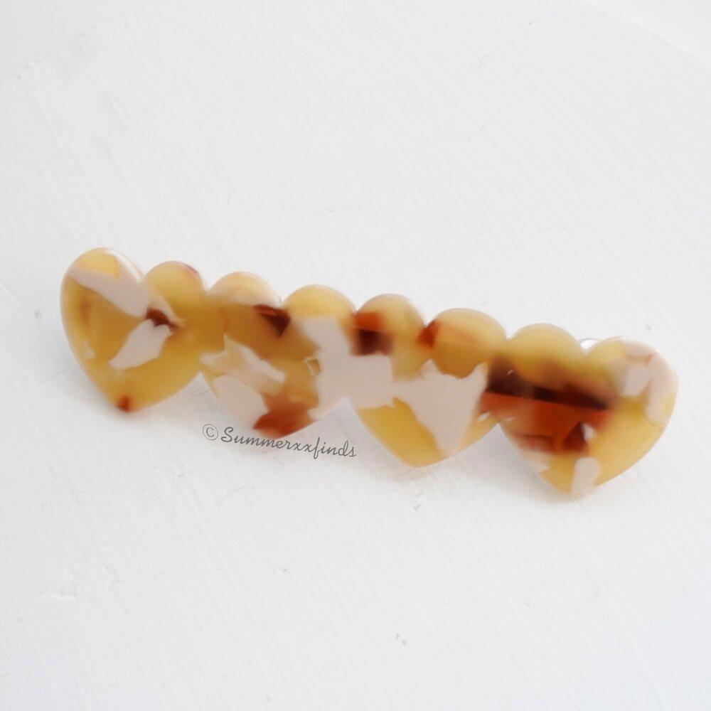Madewell Resin Heart Barrette